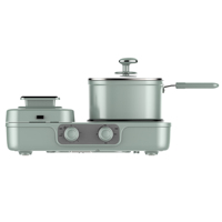 Machine à petit-déjeuner multifonctionnelle 3 en 1, appareil à sandwich pour le petit-déjeuner pour un usage domestique