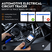 VDIAGTOOL V200 Pro Testeur de circuit électrique automobile, Détecteur de disjoncteur, Outil de test de tension AC/DC 12/24V, Test de relais et de fusibles de remorque