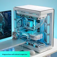 Patriot Xingcan Chen Mid Tower ATX Computer Case with Curved Glass Side Panel Water Cooling Gaming Desktop ATX360 Support