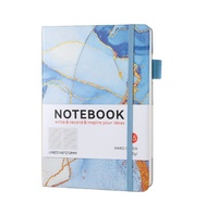 Carnet de notes promotionnel en lin d'affaires A6 A5 A4 carnets de notes en cuir PU à couverture rigide avec logo