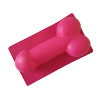 Moule à gâteau en Silicone en forme de pénis, grande taille, Sexy, moule à savon, 3D, Fondant, décoration, poêle à pâtisserie d'anniversaire, 1 pièce