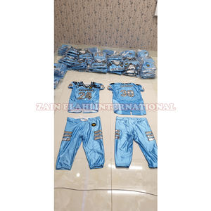 Uniformes de Fútbol Americano Personalizados al Por Mayor, Tallas Grandes, Transpirables y de Secado Rápido, Conjuntos de Camiseta y Pantalones Cortos para Club - Product Image 4