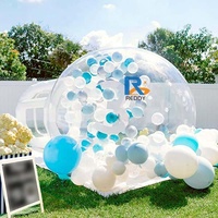 Nouvelle arrivée en plein air cabine en rondins d'air maison Camping dôme transparent gonflable étanche tente de Camping clair tente à bulles gonflable