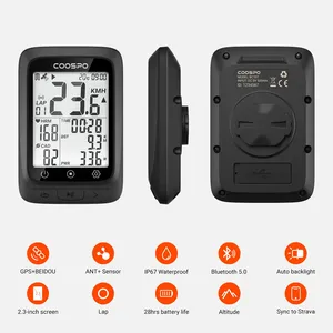 คอมพิวเตอร์จักรยานอัจฉริยะ GPS วัดความเร็ว/ระยะทาง กันน้ำ แบตเตอรี่ใช้งานได้นาน สำหรับจักรยานเสือภูเขาและจักรยานถนน พร้อมเซ็นเซอร์ไร้สายสำหรับการปั่นจักรยาน - Product Image 3