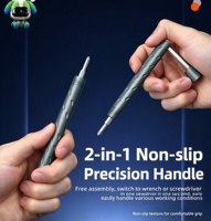 Jeu de tournevis pliables 55 en 1, outils de précision magnétiques, accessoires pour outils électriques, mini boîte à outils, kit d'outils d'électricien