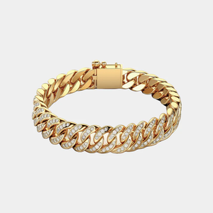 สร้อยข้อมือโซ่ประดับพลอยเทียมแฟชั่นคุณภาพสูงเครื่องประดับแฟชั่นทันสมัยพร้อมชุบและพลอยเทียมทนทานสำหรับสวมใส่ในชีวิตประจำวัน - Product Image 6