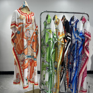 Nouvelle Robe Ample <span class=keywords><strong>Femme</strong></span> Tendance, Luxe, Confortable et Respirante, Style Marocain, pour Soirées et Cérémonies, Vêtements Africains Élégants - Product Image 4