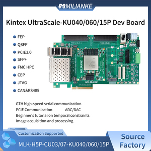 MILIANKE Kintex UltraScale+ ซีรีส์ MLK-H5P-CU03/07-KU040/060/15P บอร์ดพัฒนา SFP+ PCIe3.0*8 QSFP อินเทอร์เฟซ 16.375Gbps MLK - Product Image 2