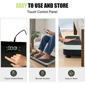 Neue Verbesserte Fitnessgeräte Vibrationsplatte Ultradünner Körperformer Fitness-Vibrationsplatte Mit Übungs-Zugseil - Product Image 3