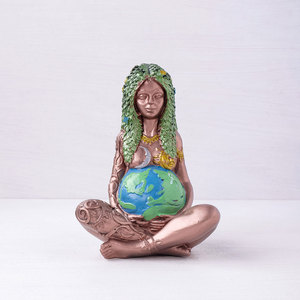 Grande figurine de la <span class=keywords><strong>Terre</strong></span> Mère en pierre naturelle pour la décoration de la maison, cadeaux - Product Image 1