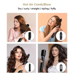 ไดร์เป่าผม 7 in 1 ไดร์เป่าผมแบบขั้นตอนเดียว เครื่องหนีบผมตรงแบบมืออาชีพ เครื่องม้วนผม เครื่องจัดแต่งทรงผม แปรงลมร้อน เครื่องม้วนผม - Product Image 2