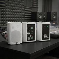Haut-parleur mural actif sans fil Bluetooth 2 voies multi-zones pour système de sonorisation commercial, restaurant, bureau, hôtel