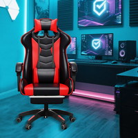 Fauteuil de Bureau Pivotant Ergonomique en Cuir pour Gaming, Vente en Gros
