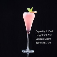 Verres à vin uniques de haute qualité, gobelet à Champagne, verre rouge, écologique transparent, coupe à la économique