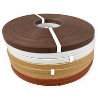 Bande de chantournage en PVC écologique résistante à l'eau, motif grain de bois, pour améliorer les bords des meubles en bois