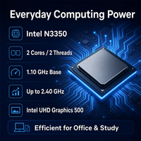 Ordinateur portable OEM 14 pouces Win10 avec 6 Go de RAM, SSD de 128 Go à 512 Go, carte graphique Intel, caméra sans fil, écran TN pour usage personnel et domestique