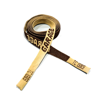 Cordon de serrage plat avec broderie en corde pour vêtements d'extérieur et pantalons de bricolage faits à la main Cordon de coton