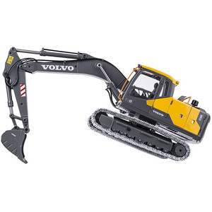 Excavatrice RC <span class=keywords><strong>Volvo</strong></span> 2.4G 24CH à l'échelle 1:14, modèle E010-003 de Double E Hobby, véhicule électrique entièrement fonctionnel, jouets télécommandés. - Product Image 4