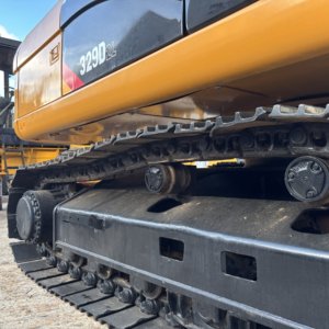Excavatrice sur chenilles Caterpillar 329D2 d'occasion, 29 tonnes, pour travaux de construction lourds, moteur, boîte de vitesses, pompe, PLC, puissance 158 kW, godet de 1,54 m - Product Image 6