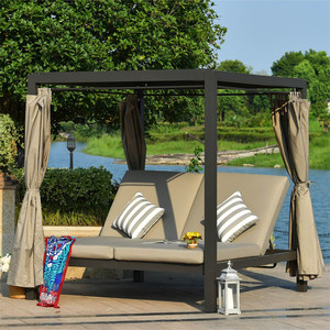 <span class=keywords><strong>Chaise</strong></span> longue d'hôtel avec cadre en aluminium Transat villa Terrasse en rotin Terrasse extérieure pliable Piscine <span class=keywords><strong>de</strong></span> <span class=keywords><strong>soleil</strong></span> <span class=keywords><strong>Chaise</strong></span> longue <span class=keywords><strong>de</strong></span> jardin - Product Image 1