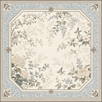 Tapis de table de mahjong carré personnalisé, motif floral vintage, tapis de jeu antidérapant en caoutchouc, OEM ODM