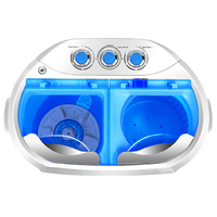 Machine à Laver Mini Portable JEWIN 3 kg, Double Cuve Compacte et Visible