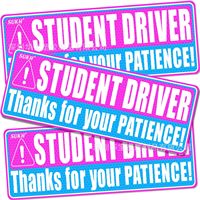 Autocollant de voiture réfléchissant motif chat de dessin animé, avertissement pour nouveau conducteur, imperméable, auto-adhésif en PVC, pour fenêtre et pare-chocs, marque DTF