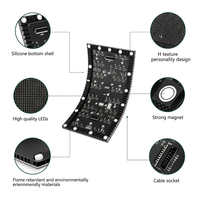 Pantallas LED 3D Flexibles para Interiores, Pantallas Decorativas con Formas Especiales, Señalización Digital Publicitaria y Pantallas para Centros Comerciales