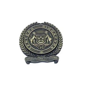 Médaille en velours vert et or, <span class=keywords><strong>lot</strong></span> de 10 pièces, artisanat de moulage par Compression, bon marché - Product Image 4