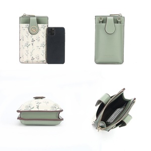 Sac à téléphone mini en cuir véritable pour femme, vente en gros Chine 2022, avec chaînes décoratives en PU écologique, petit support simple pour iPhone 13 - Product Image 6