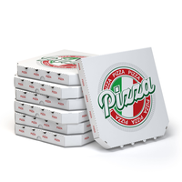 Voedselveilige, op maat gemaakte golfkartonnen dozen voor pizza, sushi & kauwgomverpakkingen met matte laminatie en gerecycleerde materialen