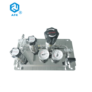 Regulador de Gas Especial de Alta Presión 200 bar, Panel de Manifold de Gas de Oxígeno y Nitrógeno de Acero Inoxidable Manual para Ambos Cilindros - Product Image 1