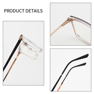 Monturas de Gafas Cat Eye Tr87172, Montura Completa, Protección Anti Luz Azul, Gafas Unisex Modernas con Diseño de Mariposa - Product Image 1