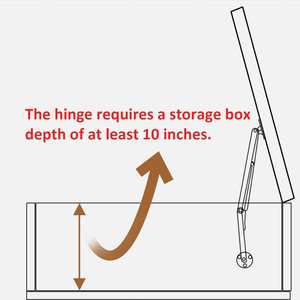 HBL 300N couvercle rabattable support <span class=keywords><strong>de</strong></span> ressort charnières à gaz arrêt libre à n'importe quel angle pour armoire boîte à jouets <span class=keywords><strong>coffre</strong></span> <span class=keywords><strong>banc</strong></span> <span class=keywords><strong>de</strong></span> <span class=keywords><strong>rangement</strong></span> Anti-pincement - Product Image 5