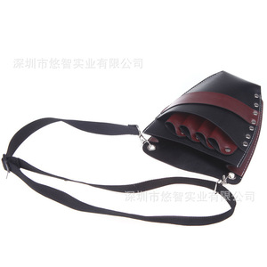 Custom leather <b>hairdressing</b> scissor <b>case</b>, <b>hairdressing</b> tool bag, storage bag, waist bag, shoulder bag, professional tool bag - Product Image 3