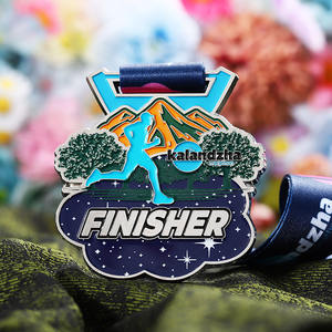 Medalla personalizada Esmalte Aleación de zinc Logotipo de metal Premio Medallas deportivas 2d 3D Navidad Correr Bádminton Fútbol Medallas de <span class=keywords><strong>tenis</strong></span> de <span class=keywords><strong>mesa</strong></span> - Product Image 2