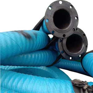 Hot bán đường kính lớn 8 inch 12 inch thủy lực bện EPDM linh hoạt nạo vét ống cao su với mặt bích - Product Image 1