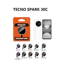 Protection d'objectif d'appareil photo en diamant, installation rapide, verre trempé de luxe pour iPhone 17 Pro Max 16 Samsung Infinix Tecno Redmi
