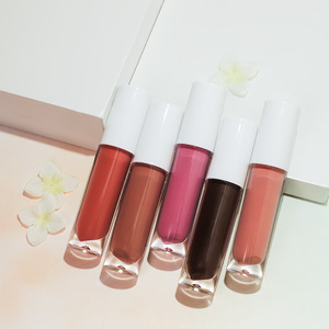 Gloss à lèvres mat 5ml, fini velours liquide, pour tous types de peaux, emballage personnalisable OEM - Product Image 1