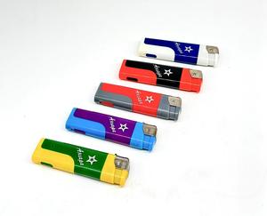 Briquet à LED à bas prix, briquet électrique bon marché, briquet à gaz butane jetable et rechargeable - Product Image 2