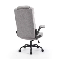 Chaise de bureau ergonomique pivotante confortable, chaise de bureau exécutive pivotante, chaise de bureau avec coussin doux, chaise de bureau pour ordinateur pour la maison et le bureau