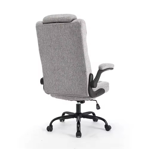 Sedia <span class=keywords><strong>da</strong></span> Ufficio <span class=keywords><strong>Ergonomica</strong></span> Girevole Confortevole, <span class=keywords><strong>Poltrona</strong></span> Direzionale con Cuscino Morbido, Sedia <span class=keywords><strong>da</strong></span> Computer per Ospiti e Manager - Product Image 4