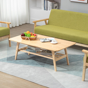 Muebles para el Hogar, Mesa de Centro Redonda de Estilo Japonés, de Madera Maciza, de Doble Capa, de Una Sola Capa - Product Image 2