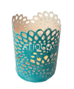 Yellow Iron Votive Candle <b>Holder</b> Modern Stylish Brass Candle Stand Yellow Smart Top Selling <b>Tealight</b> <b>Holder</b> - Product Image 5