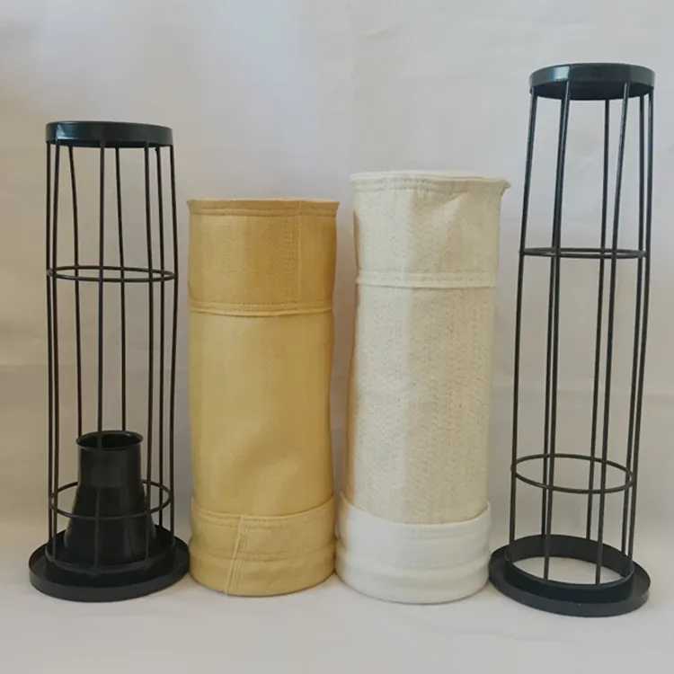 PPS High Temperature Non-woven Needle Felt Punched PPS dust collector filter bag for Thermal Power Plant