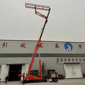 Plateforme élévatrice de toiture sur chenilles Huaying personnalisée, contrôlée par PLC, capacité de levage de 23 m, pour travaux en hauteur - Product Image 4