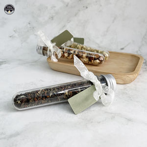 Tubo de prueba vacío de grado alimenticio, embalaje transparente de PET con tapa de aluminio - Product Image 6