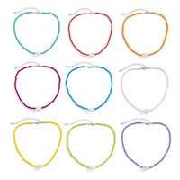 Collier de perles en résine pour femmes, bijoux de charme, personnalisé, perles Alien, collier Simple irrégulier, Tripper de station de riz