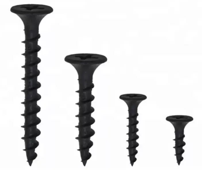 Factory Direct Price 3.5*25mm Plastic strip Black low carbon steel Collated Drywall Screws