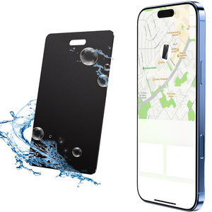 Tarjeta de seguimiento ultrafina con función Buscar de iOS, localizador recargable, tarjeta inteligente tipo AirTag para equipaje, tarjeta de crédito, pasaporte - Product Image 1
